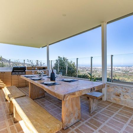 Villa Kedria With A Panoramic Ocean View Tsikalaria  Exterior photo
