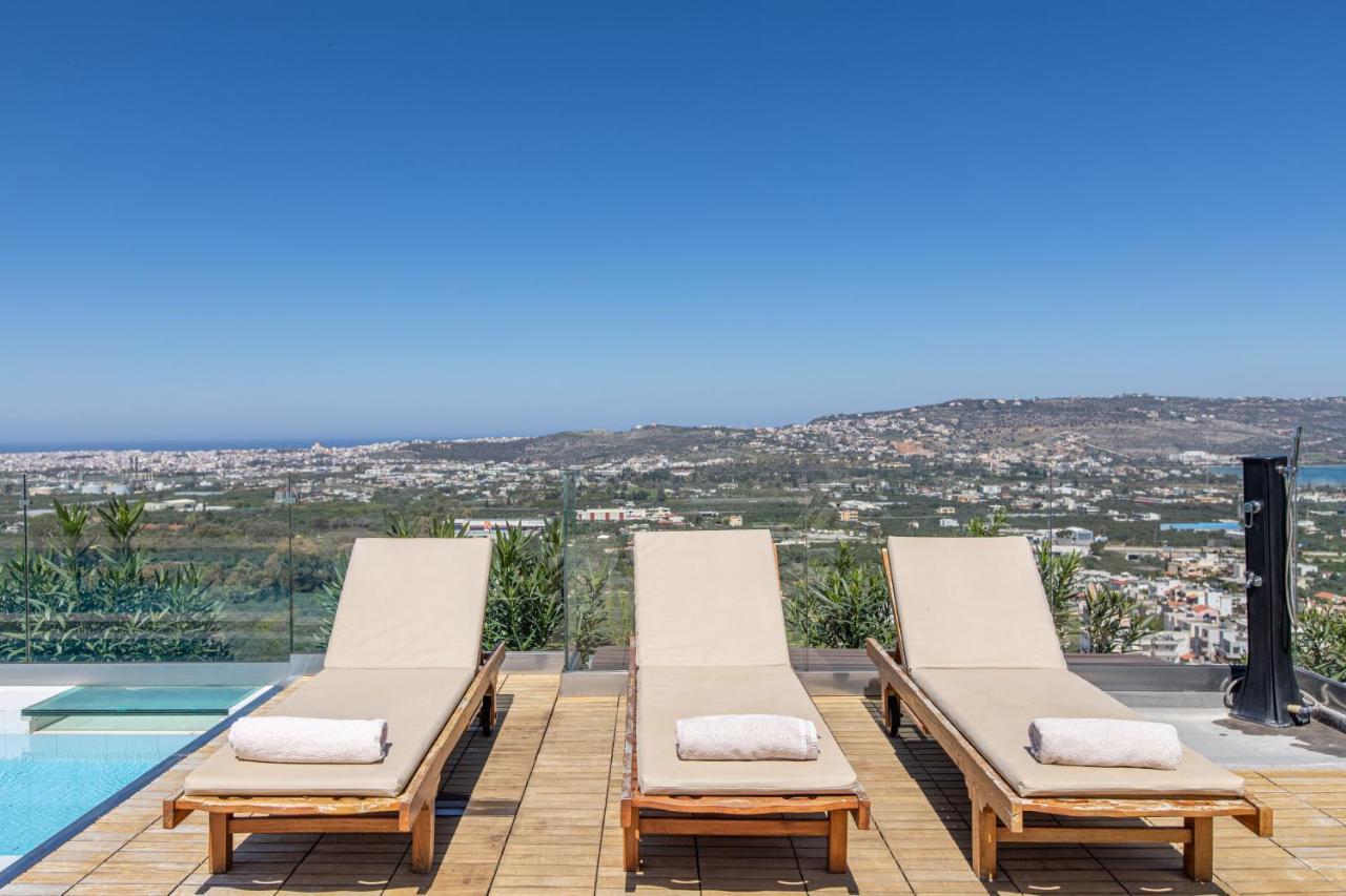 Villa Kedria With A Panoramic Ocean View Tsikalaria  Exterior photo
