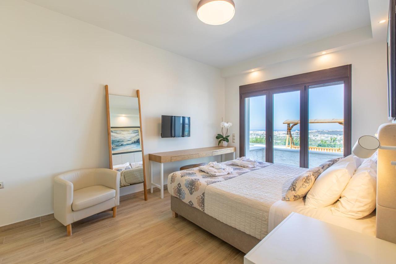 Villa Kedria With A Panoramic Ocean View Tsikalaria  Exterior photo