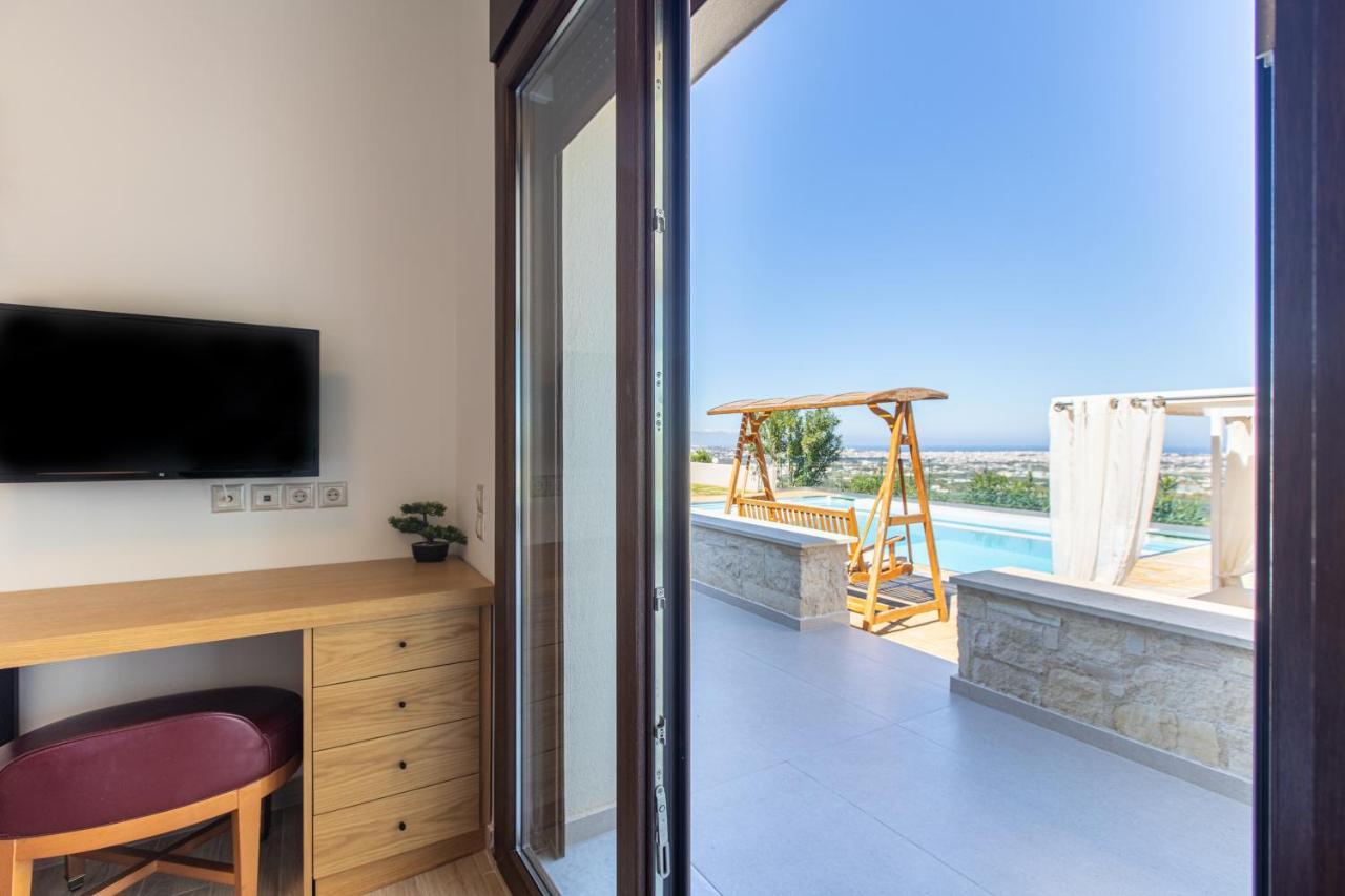 Villa Kedria With A Panoramic Ocean View Tsikalaria  Exterior photo