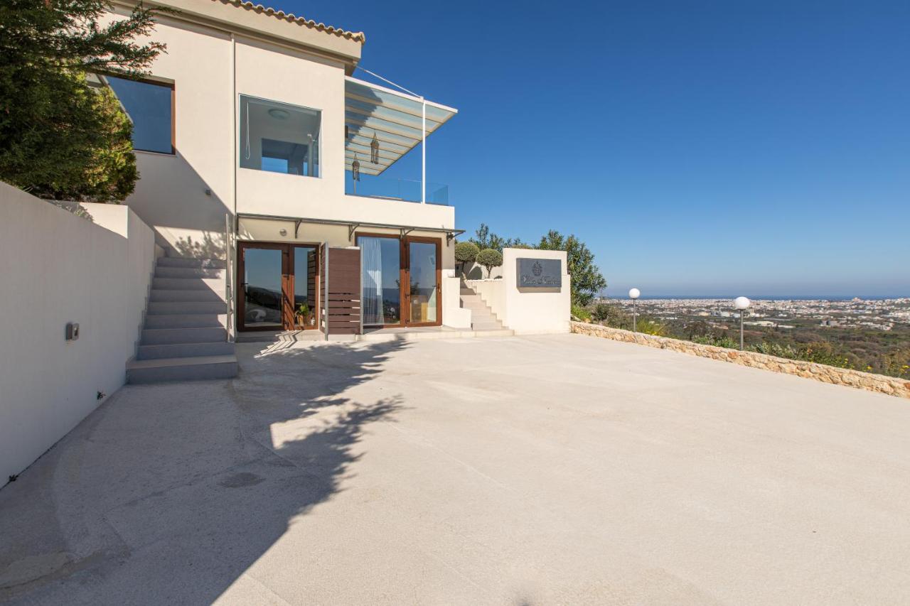 Villa Kedria With A Panoramic Ocean View Tsikalaria  Exterior photo