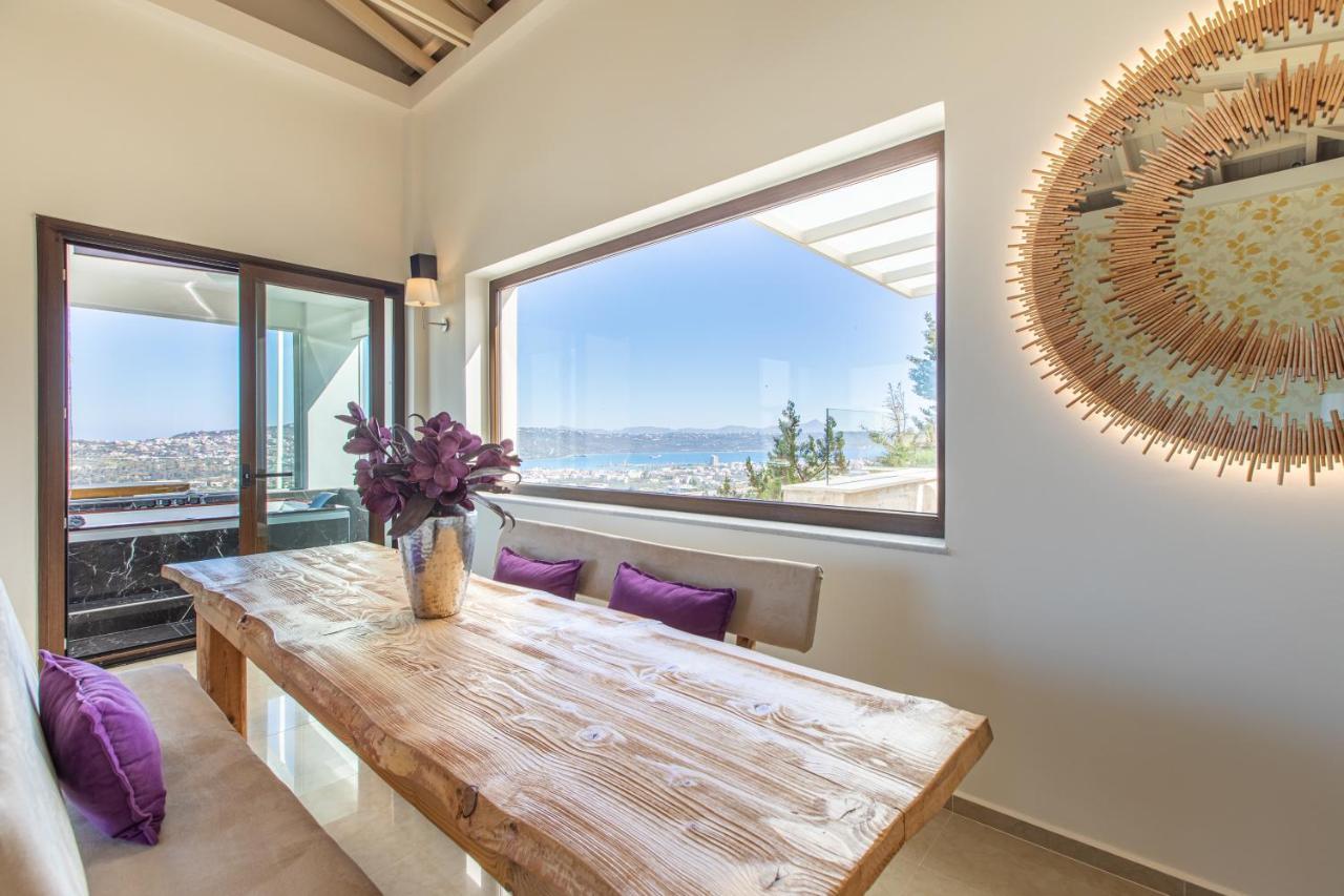 Villa Kedria With A Panoramic Ocean View Tsikalaria  Exterior photo