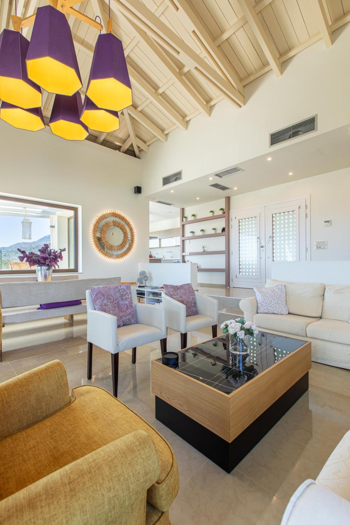 Villa Kedria With A Panoramic Ocean View Tsikalaria  Exterior photo