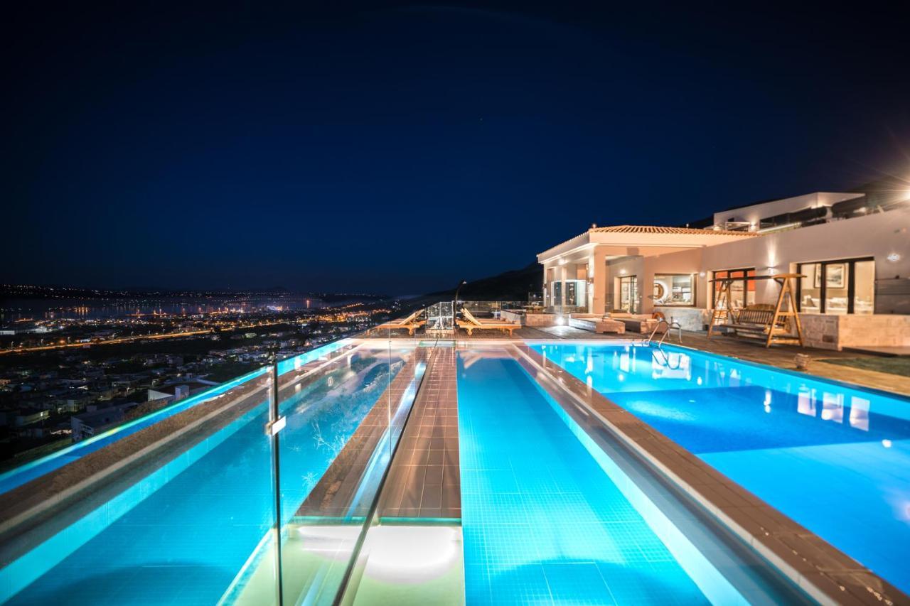 Villa Kedria With A Panoramic Ocean View Tsikalaria  Exterior photo