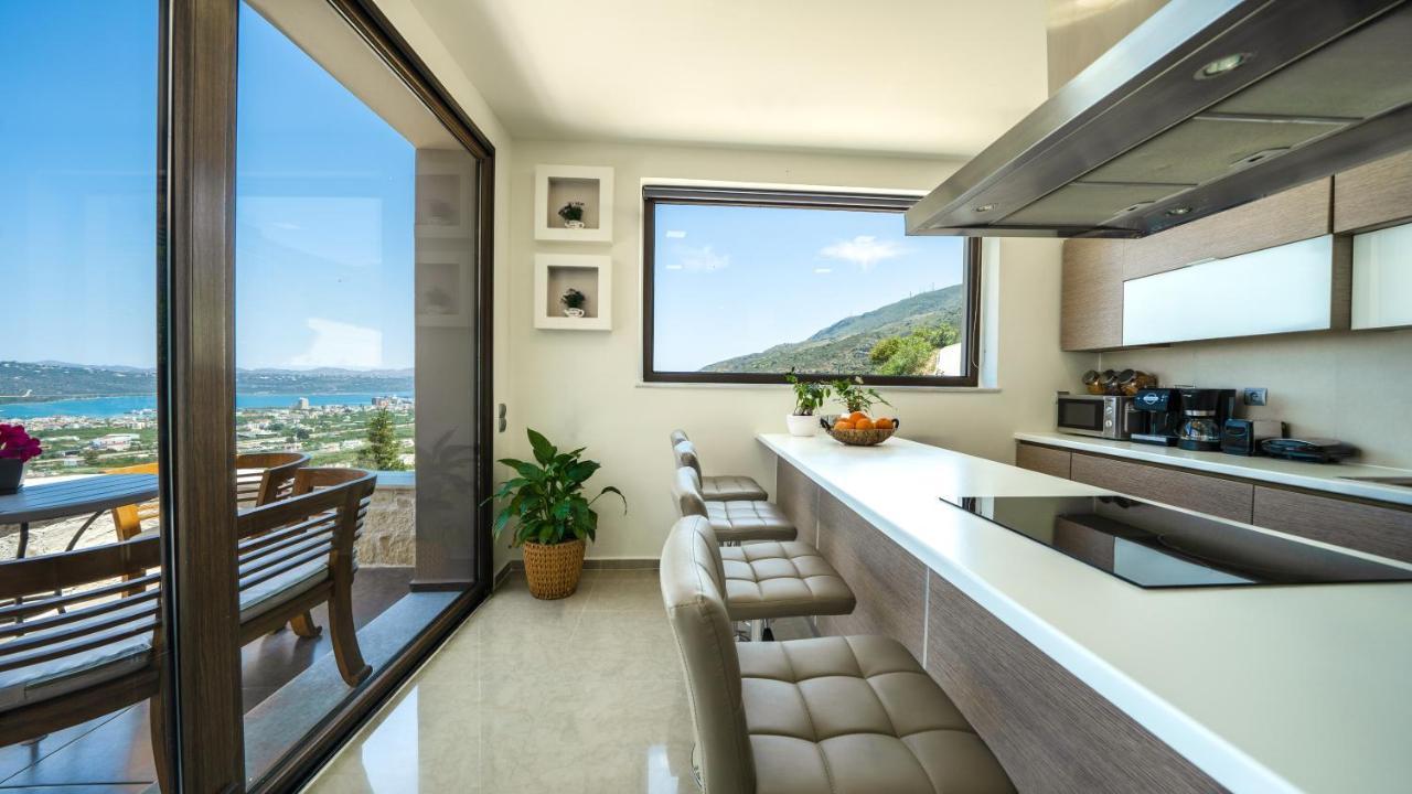 Villa Kedria With A Panoramic Ocean View Tsikalaria  Exterior photo