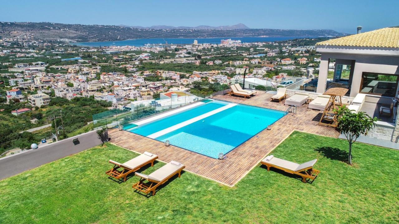 Villa Kedria With A Panoramic Ocean View Tsikalaria  Exterior photo