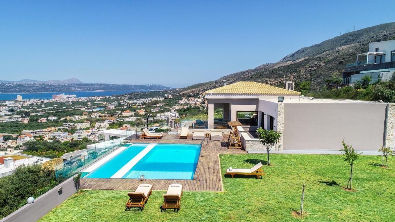 Villa Kedria With A Panoramic Ocean View Tsikalaria  Exterior photo