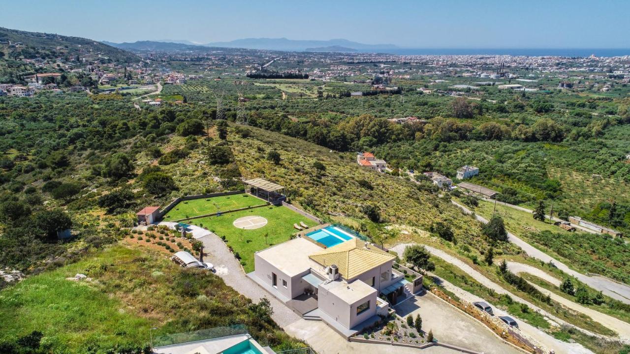 Villa Kedria With A Panoramic Ocean View Tsikalaria  Exterior photo